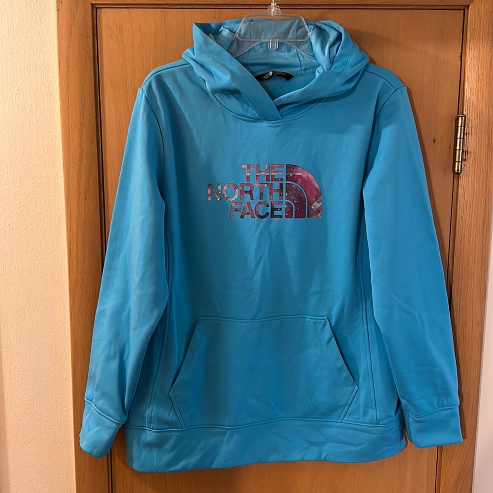 The North Face Women’s Constellation Space Hoodie Hooded Sweatshirt Blue Size XL